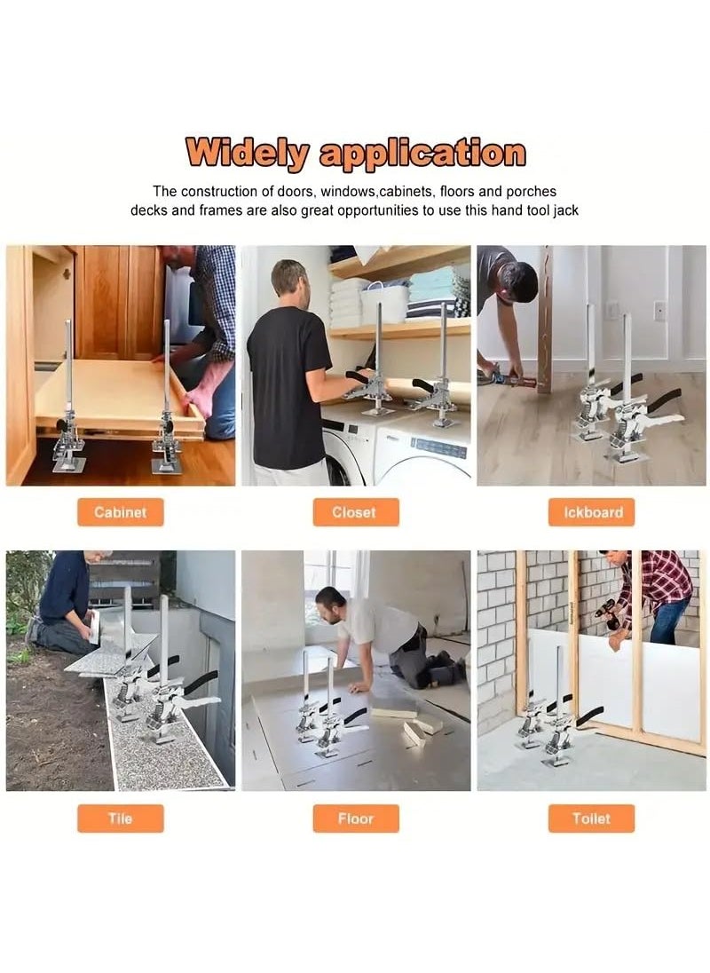 Jorex Mart Jorex Mart Arm Tool Lift Hand Jack Labor Saving ArmFurniture Lift Improved Arm Hand lifting Tool Door Panel Lifting Cabinet Jack Pack of 1 Design 4  - Image 4