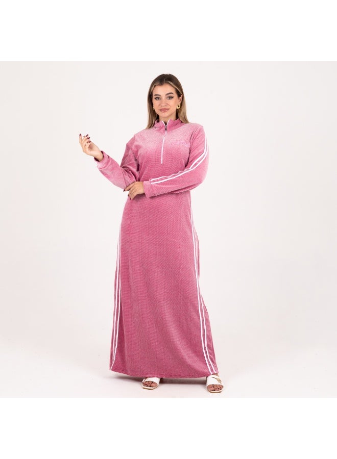 zecotex  Winter Warmth & Style! ❄️ Sporty Velvet Jalabiya with Long Zip for Maximum Comfort ✨ – Don't Miss the Noon Price! 🛍️ - Image 5