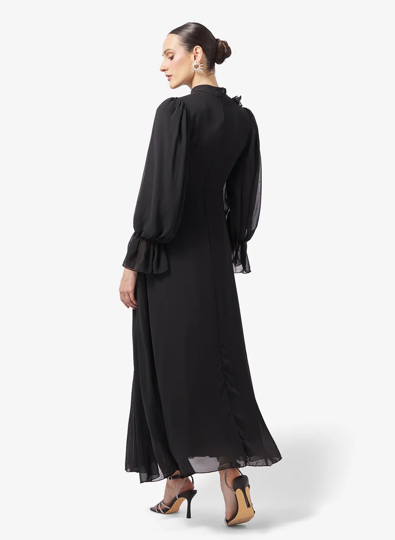 خزانة A-line Dress With Ruffles