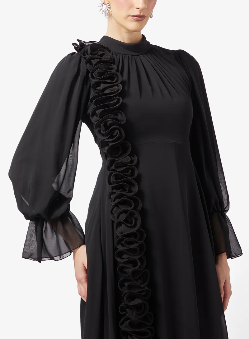 Khizana  A-line Dress With Ruffles for Women | Best Price UAE