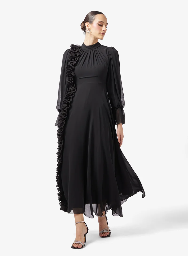 خزانة A-line Dress With Ruffles