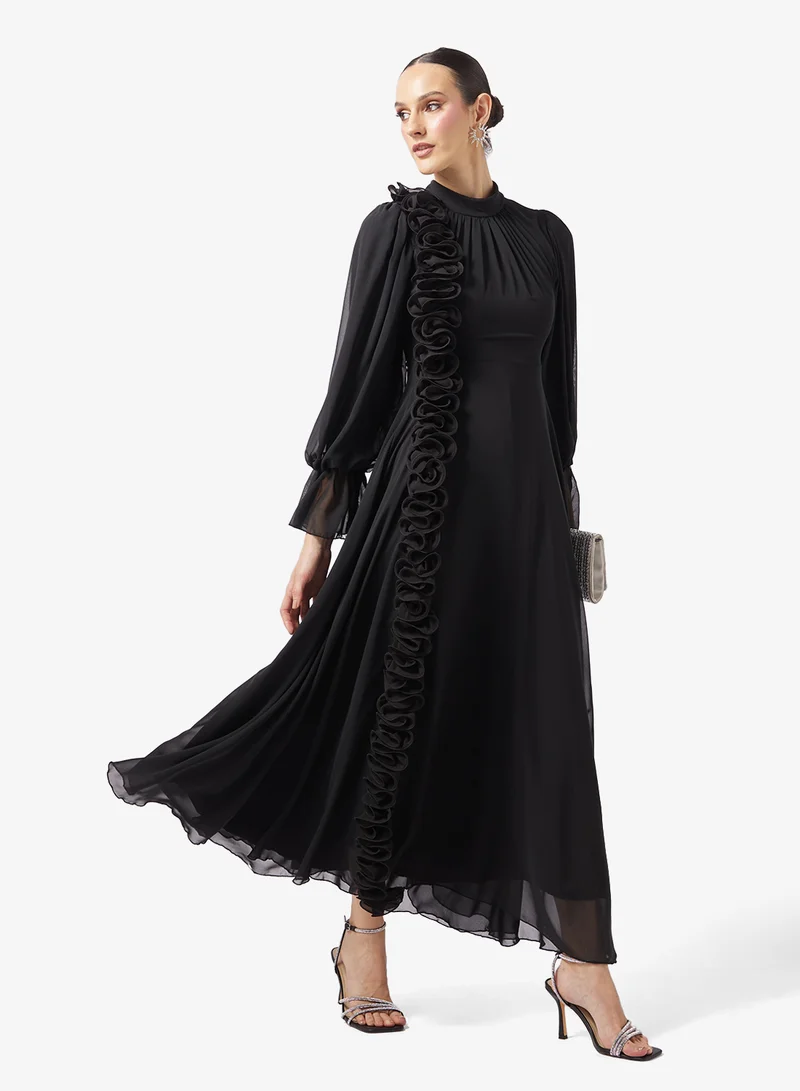 Khizana  A-line Dress With Ruffles for Women | Best Price UAE