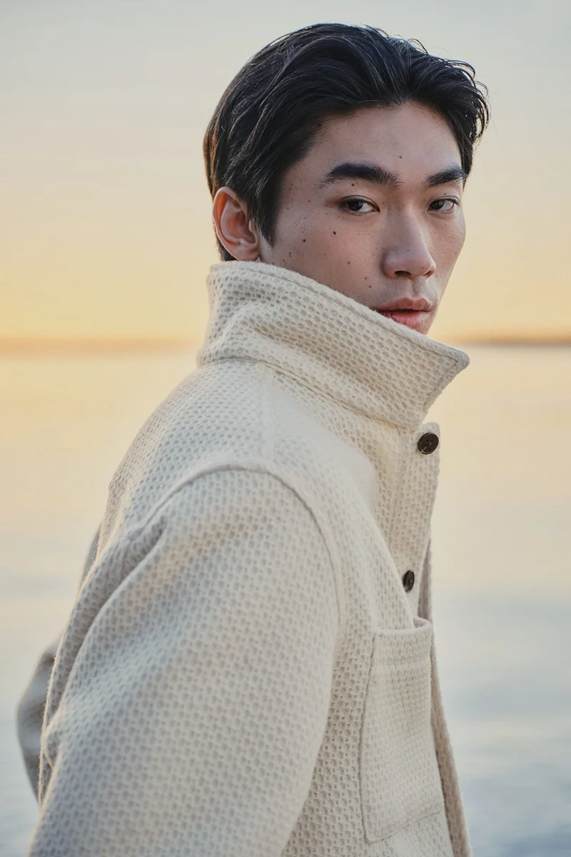 H&M Regular Fit Waffled Overshirt