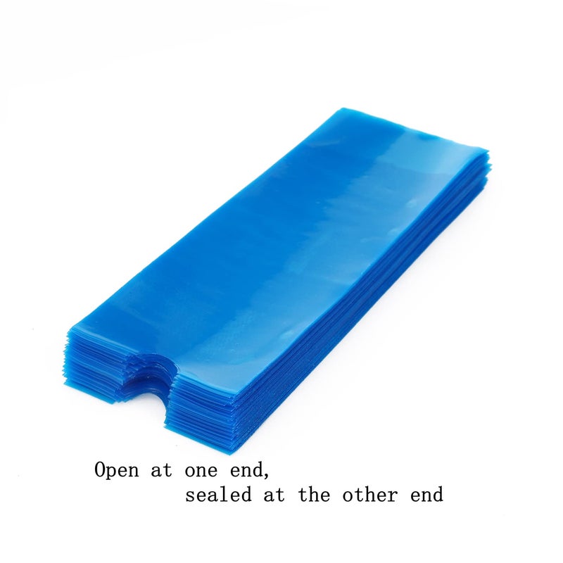 KingWei Machine Pen Covers,KingWei 200Pcs 1.8x4.7 Inch Size Disposable Machine Pen Bags Machine Pen Hand Grip Sleeves (Blue) - Image 3