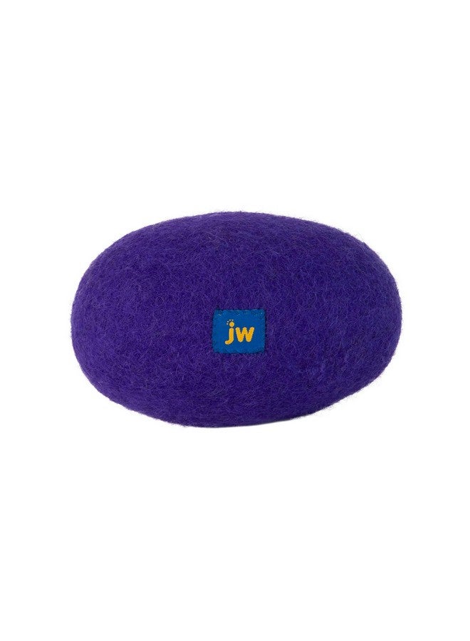 JW Wool-EE Football Handmade Wool All Natural Dog Toy for Fetch - Image 2