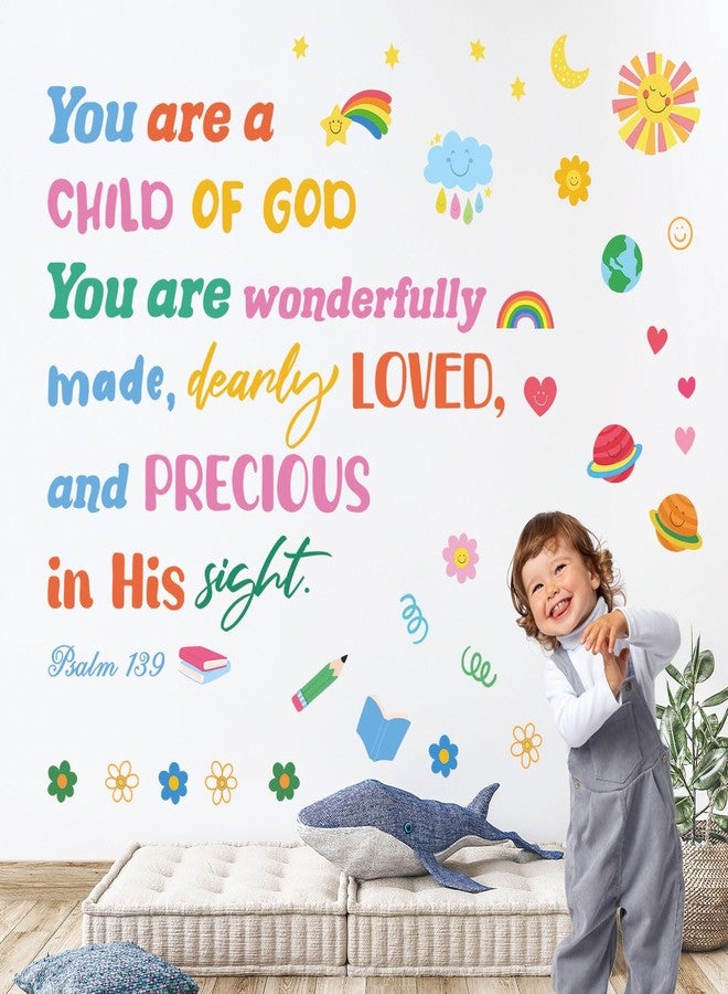 DECOWALL DS6-8085 Bible Quote Wall Stickers Decals Kids Inspirational Christian Vinyl Home Bedroom Religious Room Living Scripture Art God Prayer - Image 2