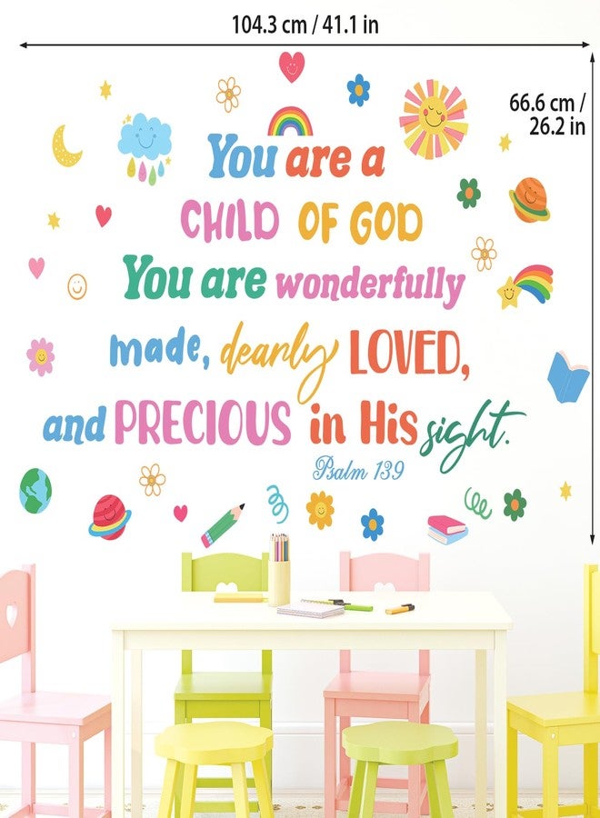 DECOWALL DS6-8085 Bible Quote Wall Stickers Decals Kids Inspirational Christian Vinyl Home Bedroom Religious Room Living Scripture Art God Prayer - Image 5