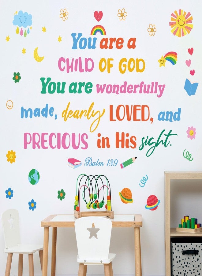 DECOWALL DS6-8085 Bible Quote Wall Stickers Decals Kids Inspirational Christian Vinyl Home Bedroom Religious Room Living Scripture Art God Prayer - Image 3