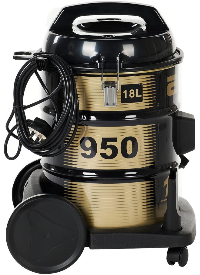 ATC ATC Vacum cleaner 18L - 1800 W - Black - H-VC950  - Image 3