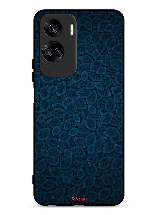 Tolwak Honor 90 Lite 5G Protective Case Cover Digital Art Leaves Pattern - Image 1