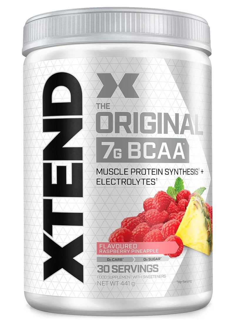 SCIVATION XTEND Original BCAA Powder Raspberry Pineapple 30 Servings  - Image 1