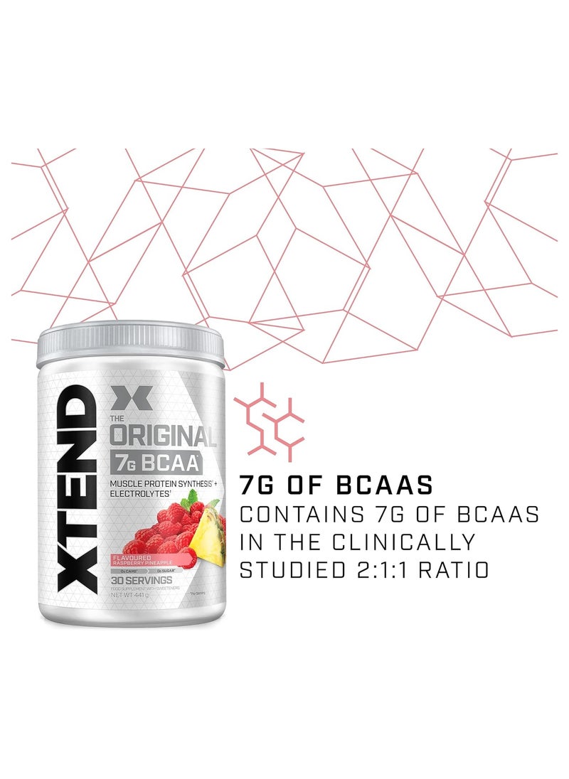 SCIVATION XTEND Original BCAA Powder Raspberry Pineapple 30 Servings  - Image 3