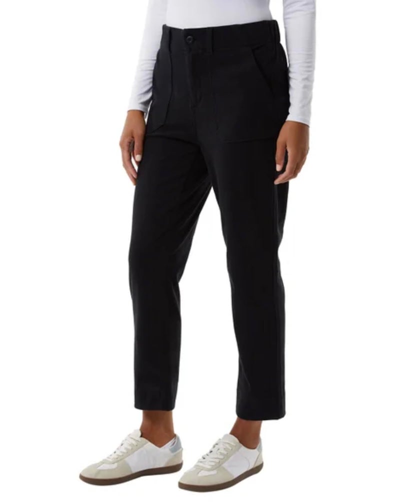 32 Degrees Cool Women's Stretch Twill Ankle Length Cropped Pant (US, Alpha, X-Large, Regular, Regular, Black) - Image 2