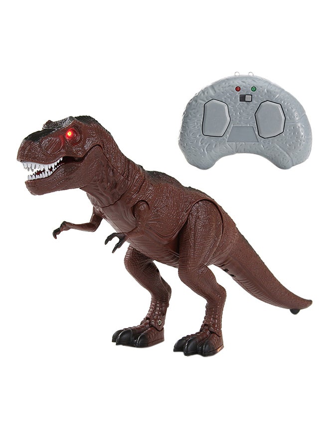Loquat RC Light Up Remote Sound Real Movement Walking Dinosaur Toy 11 x 5.51inch - Image 1