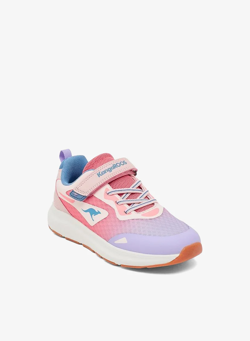 كانغاروس Girls Ombre Hook & Loop Sports Shoes