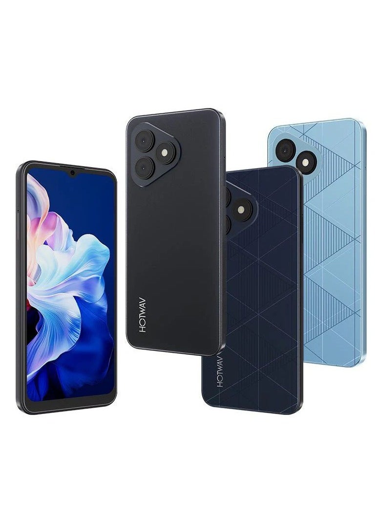 HOTWAV - Note 15 Pro Smartphone (4+8 =12GB)128GB Storage 6’6 inch HD Display Obsidian Black - Image 1