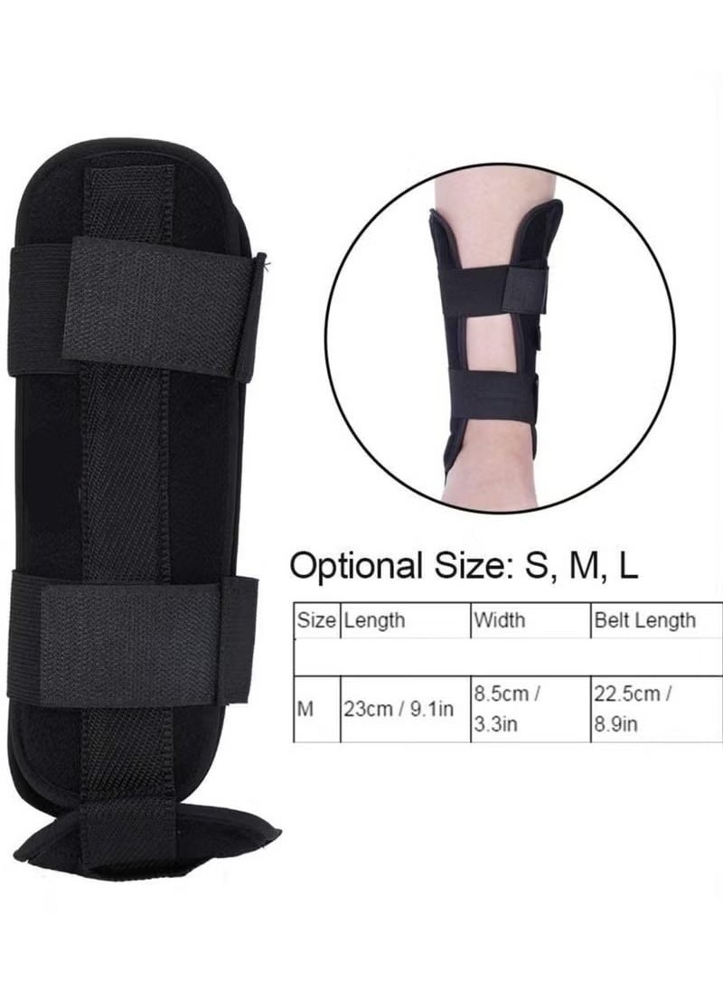 Generic - Adjustable Ankle Support Stabilizer, Fixed Ankle Fracture Splint Ankle Support Brace Care Accessories Protection Corrective Splint for Sprain and Arthritis Recovery - Image 1
