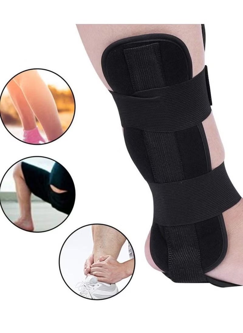 Generic - Adjustable Ankle Support Stabilizer, Fixed Ankle Fracture Splint Ankle Support Brace Care Accessories Protection Corrective Splint for Sprain and Arthritis Recovery - Image 1