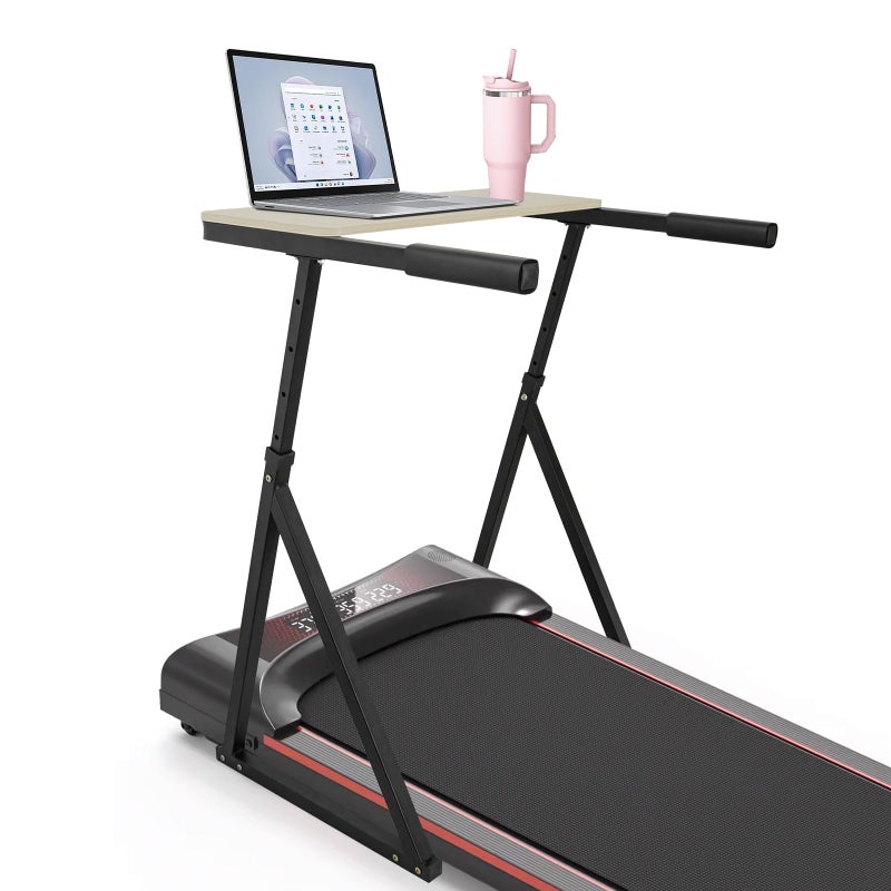 TEITEAI Standing Desk with Handle Bar, Handle Bar for Walking Pad Only, Suitable for Models 20+ Walking Pad, 24 inch Wide, 41 inch Max Height, Designed for Walking Pad