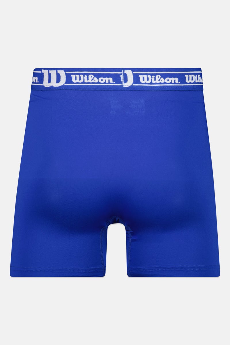Wilson شورت بوكسر رجالي 3 قطع بشعار العلامة التجارية، متعدد الألوان - Image 4