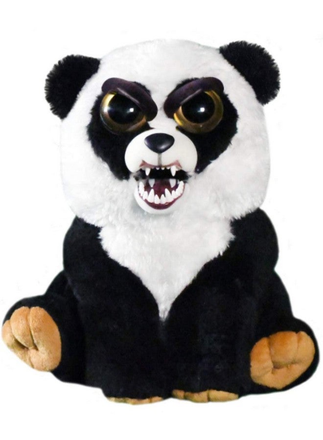 FEISTY PETS Black Belt Bobby Plush Stuffed Panda That Turns Feisty With A Squeeze - Image 4