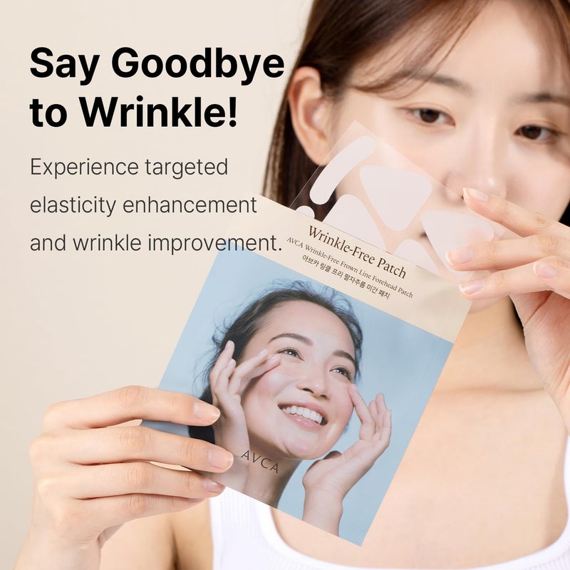 AVCA Wrinkle Repair Patches for Frown Lines Forehead Lines and Smile-Line Patches - Korean Skin Care, The Anti Wrinkle Patch Non invasive Wrinkle Smoothers for Face Wrinkles 55p - Image 2