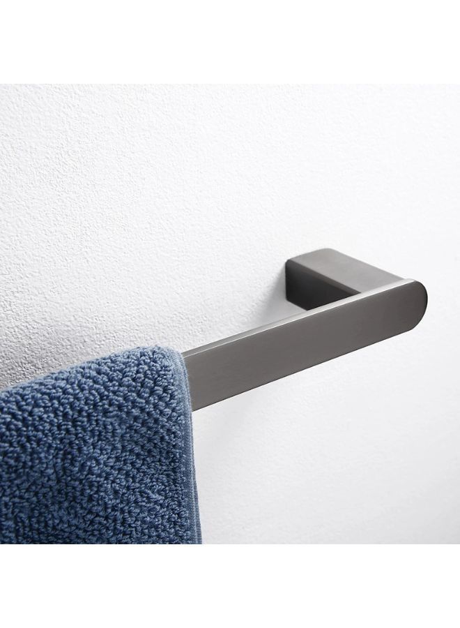 قضبان مناشف مفردة للحمام باللون الرمادي - Image 3