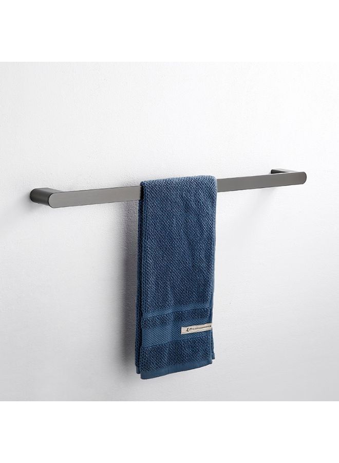 قضبان مناشف مفردة للحمام باللون الرمادي - Image 2