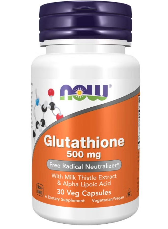 Glutathione 500 Mg Caps 30S
