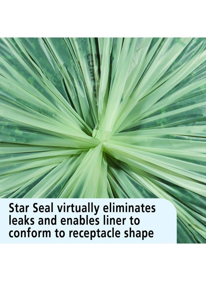 STOUT by Envision STO-E4860E85 EcoSafe-6400 Compostable Bags, 48" x 60", 64 gal capacity, 0.85 mil thickness, Green (Pack of 30) - Image 5