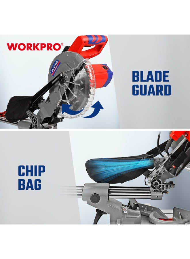 WORKPRO MITRE SAW WORK PRO 1800W 255MM - Image 3