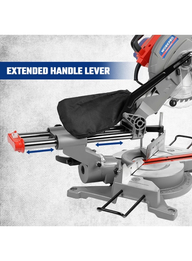 WORKPRO MITRE SAW WORK PRO 1800W 255MM - Image 4