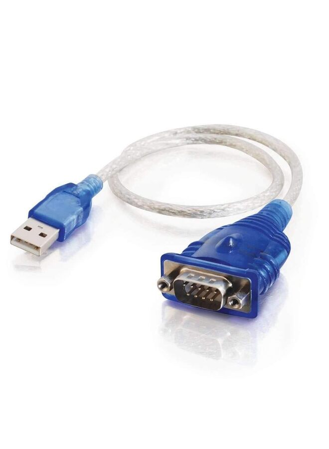 Serial Adapter Cable 1.5 Feet USB to DB9 RS232 Desktop Adapter Cord USB to Serial Cable Adopter for Connecting Digital Cameras, Modems, Barcode Readers, Tablets, Label Writers and More - Image 1