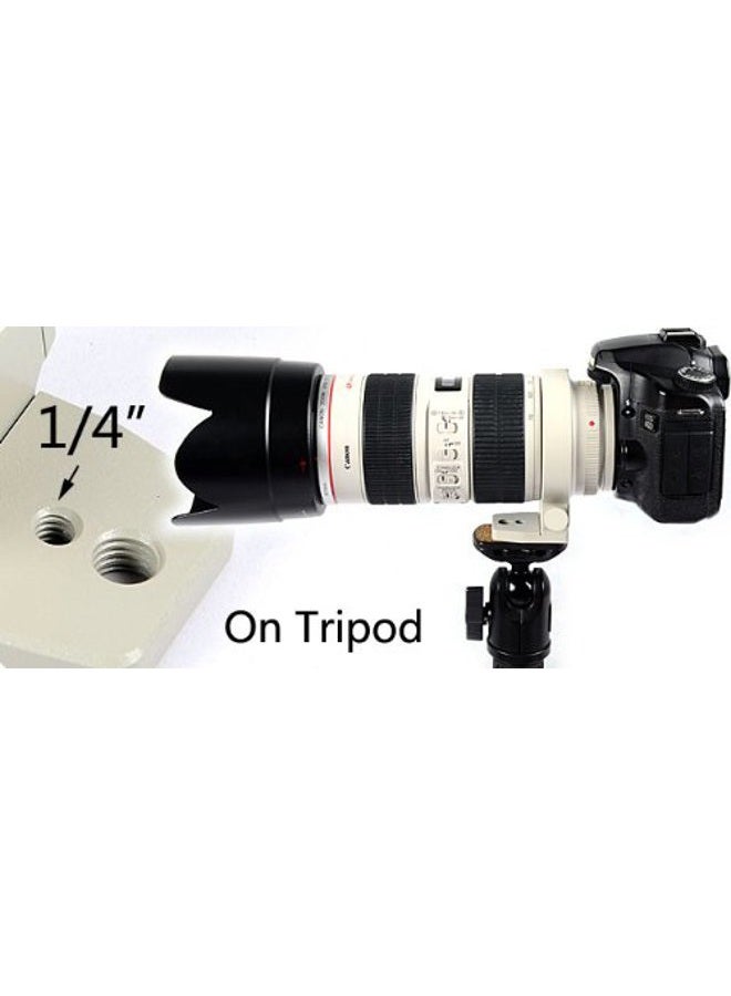 DSLRKIT Tripod Mount Ring B (W) for Canon 70-200mm f/2.8L IS II USM & EF 100-400mm f/4.5-5.6L IS USM - Image 3