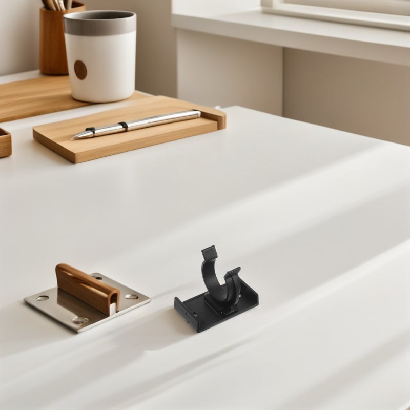 40 Sets Toe Kicks for Cabinets: Adjustable Plinth Clips Plastic Kickboard Connectors - Thickened Toe Kick Panel Trims for Kitchen Cabinets Skirting Boards - Image 2