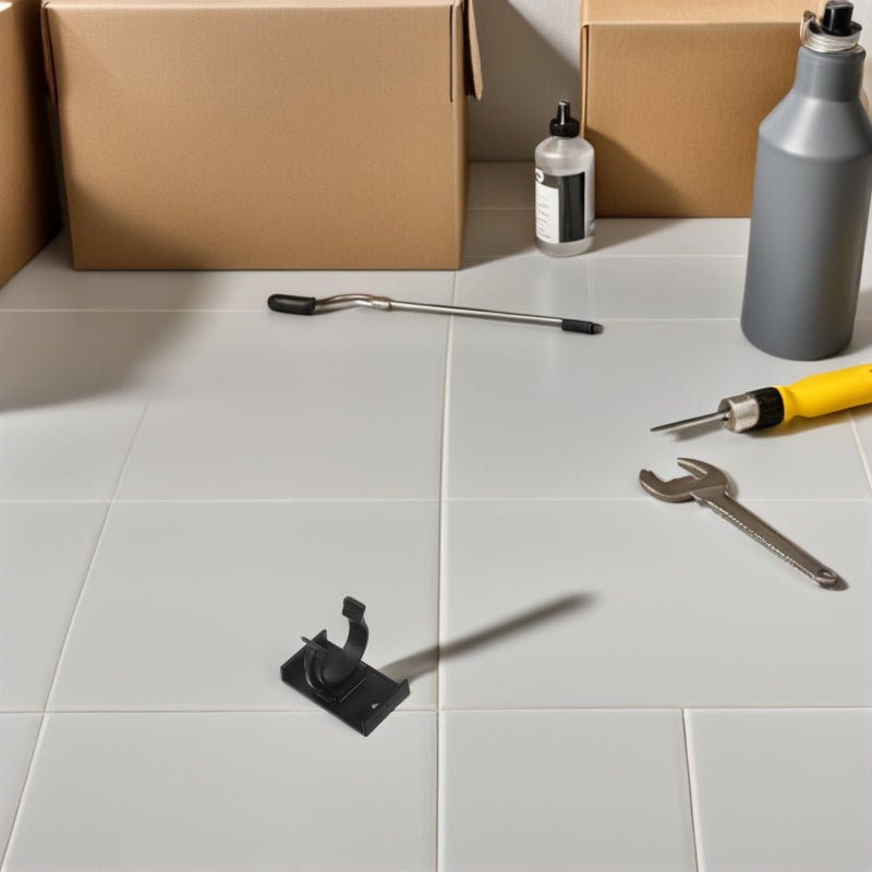 40 Sets Toe Kicks for Cabinets: Adjustable Plinth Clips Plastic Kickboard Connectors - Thickened Toe Kick Panel Trims for Kitchen Cabinets Skirting Boards - Image 3