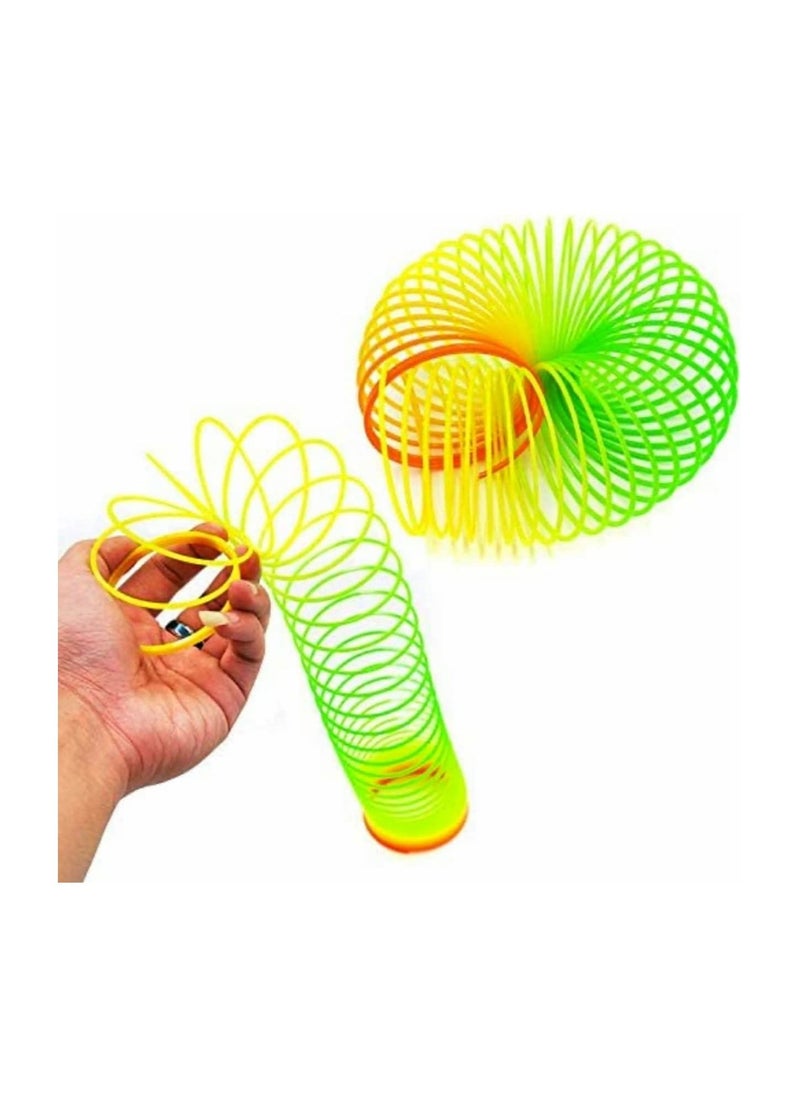 MAGIC SPRING TOY Fidget Toy Autism Stress Relief Silent Classroom Special Needs Stress Reliever Multicolor  - Image 2