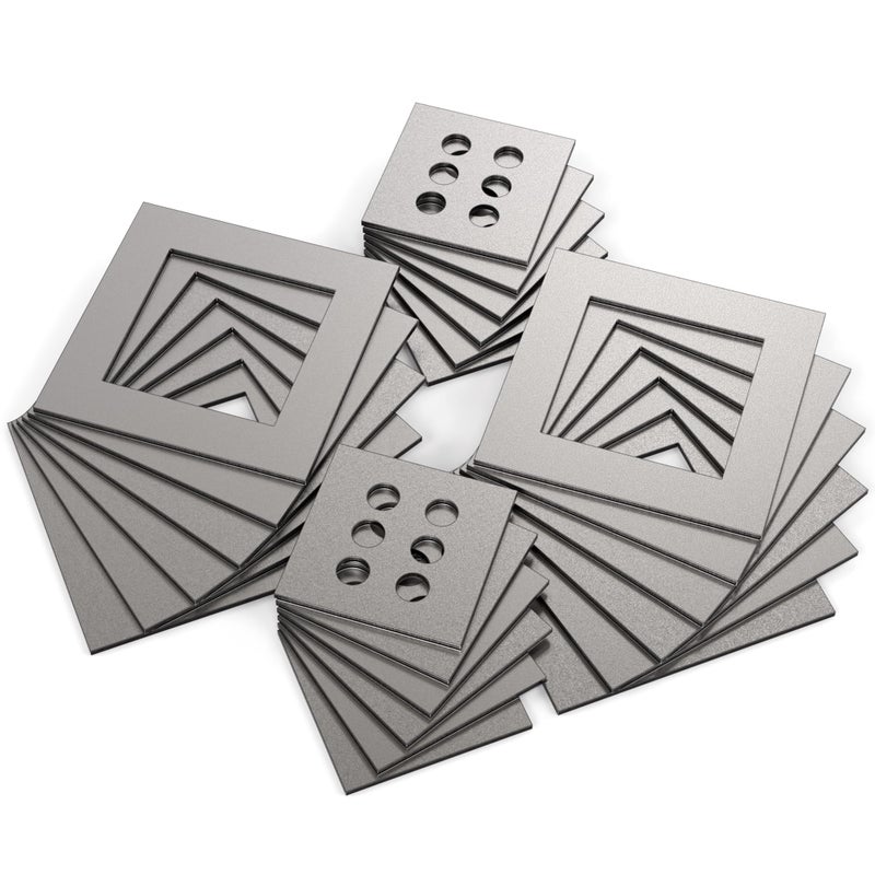 WelderElite 24Piece Steel Welding Practice Coupons 17 Gauge Thickness Ideal for Beginners Comprehensive Skill Enhancement Training Kit