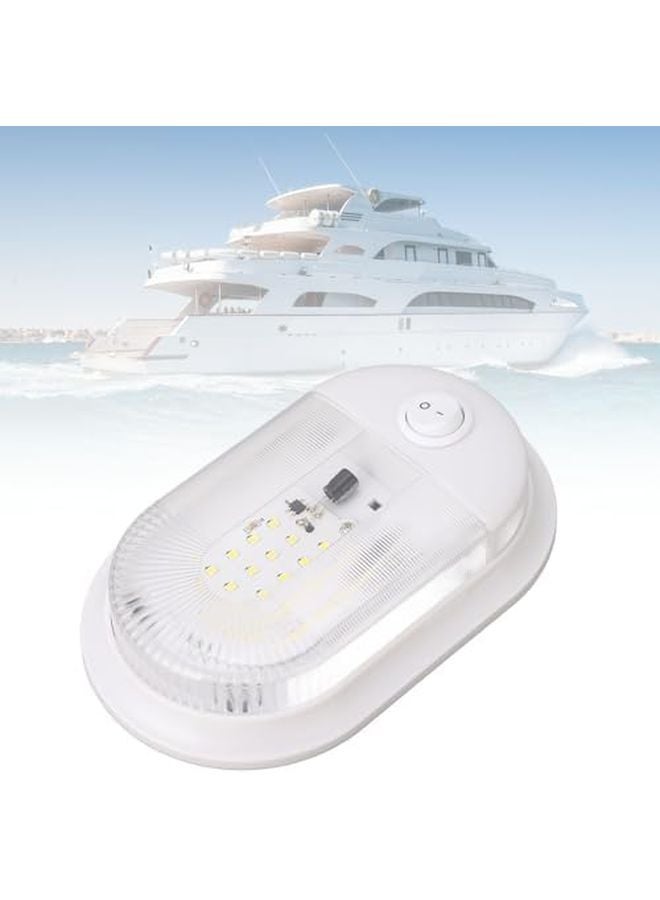 RV LED Ceiling Dome Light 720LM White ABS Material 4000 4500K Easy Installation - Image 5