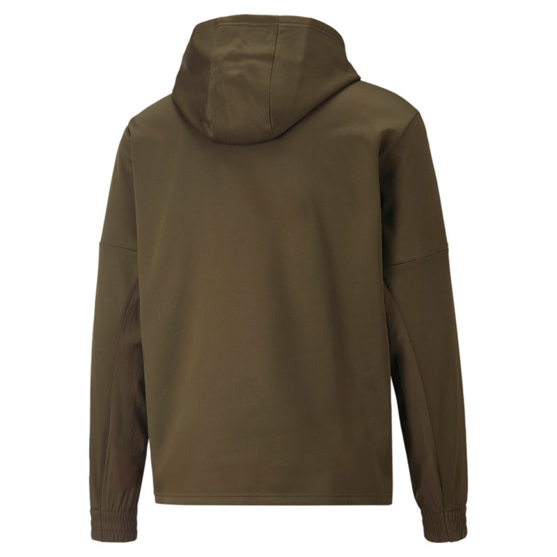 PUMA Fit PWRFleece Mens Green Training Hoodie - Image 2