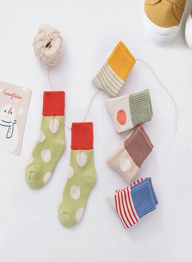 Freshfoot Cute and Colourful New Born Baby socks Set 0-12 Months Size Pack of 5 Light Sade Multicoloured Colorful Theme - Image 2