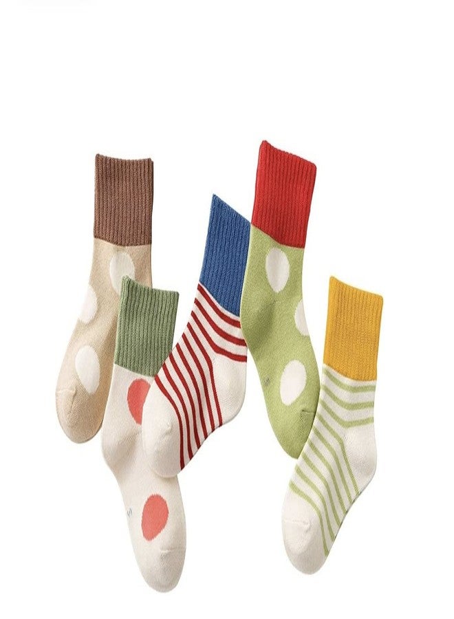 Freshfoot Cute and Colourful New Born Baby socks Set 0-12 Months Size Pack of 5 Light Sade Multicoloured Colorful Theme - Image 4