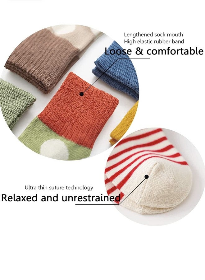 Freshfoot Cute and Colourful New Born Baby socks Set 0-12 Months Size Pack of 5 Light Sade Multicoloured Colorful Theme - Image 5
