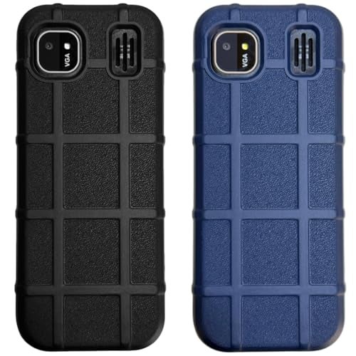 ZAOMA Premium Back Case TPU Cover Compatible for Lava Gem Power Dual Sim Keypad Mobile Feature Phone Rugged Case (LAVGEMP_RUGBB), Assorted - Image 1