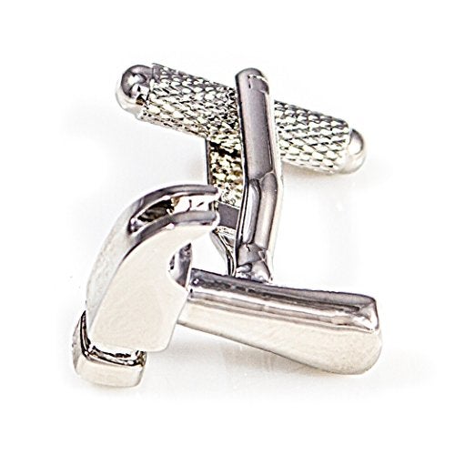 MRCUFF Hammer Construction Pair Cufflinks in a Presentation Gift Box & Polishing Cloth - Image 5