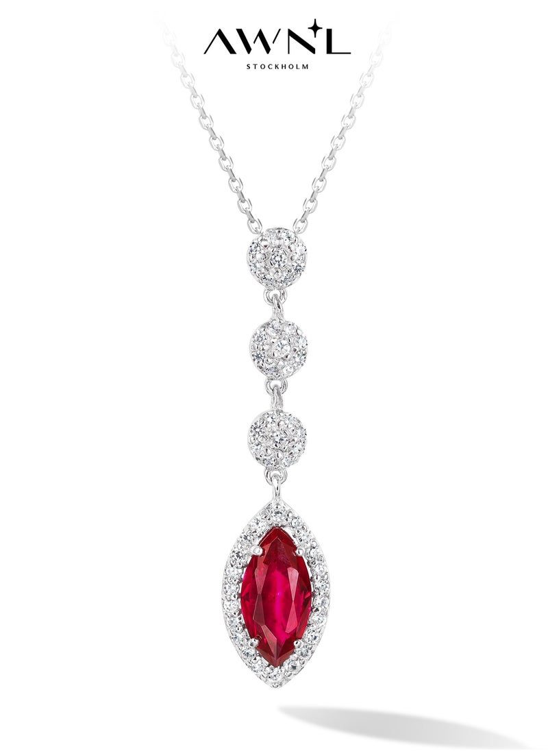 Crimson Romance Necklace