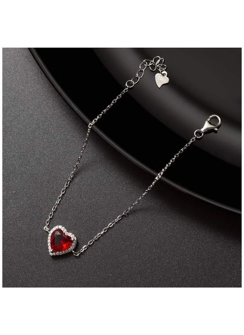 "Celebrate Your Love Story with Our Stunning Pandora Red Heart Bracelet: A Perfect Blend of Elegance and Personalization, Ideal for Any Occasion, and a Timeless Gift for Someone Special in Your Life!"
