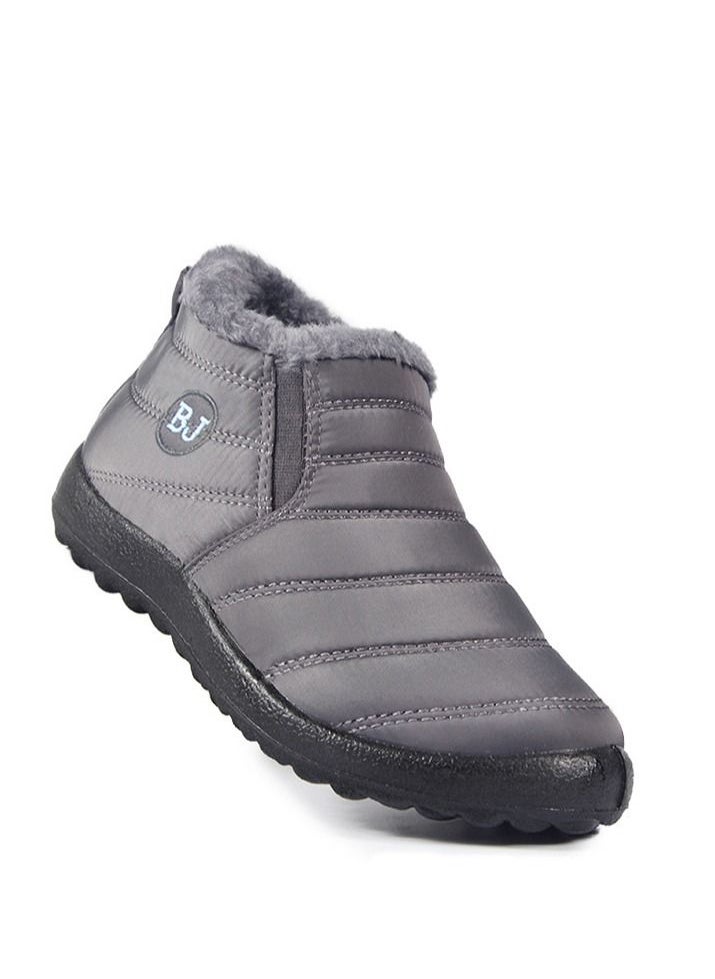 Loquat Men Ankle Boots Slip On Flat Casual Footwear Grey  - Image 3