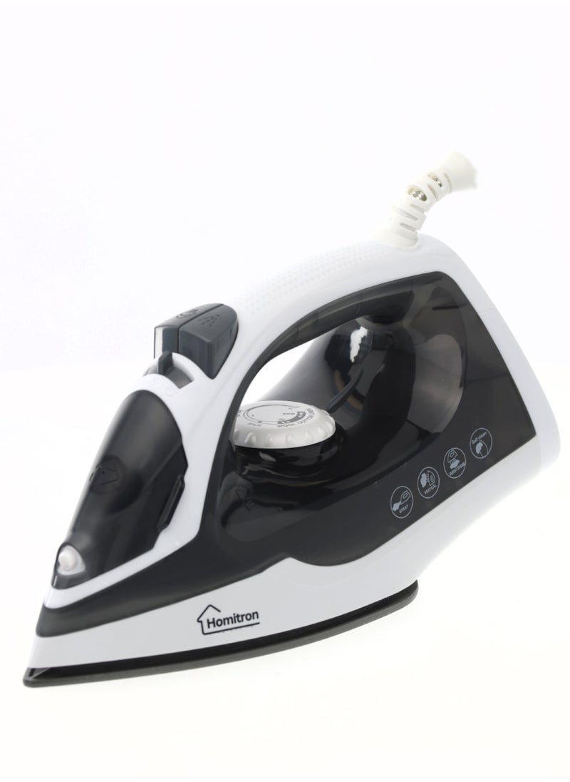 Homitron Multifunctional Steam Iron with Non-Stick Soleplate, Wet/Dry Function/Temperature Control, Dry/Steam Burst/Steam/Vertical Steam/Spray Function 200 ml 2200 W HIS-01S  - Image 1