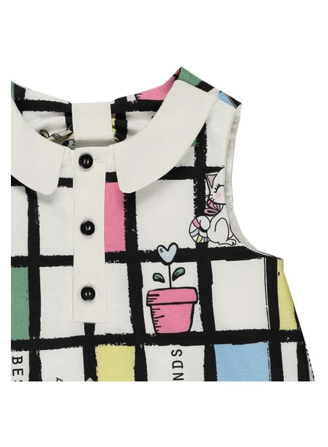 بانكو بلوزة منقوشة بياقة دائرية صغيرة - Image 3